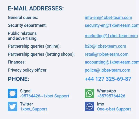 1x Bet Support 332x221