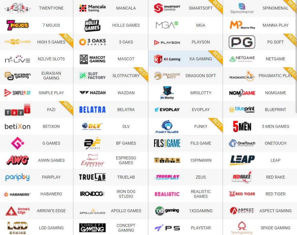 1xbet Providers 332x221