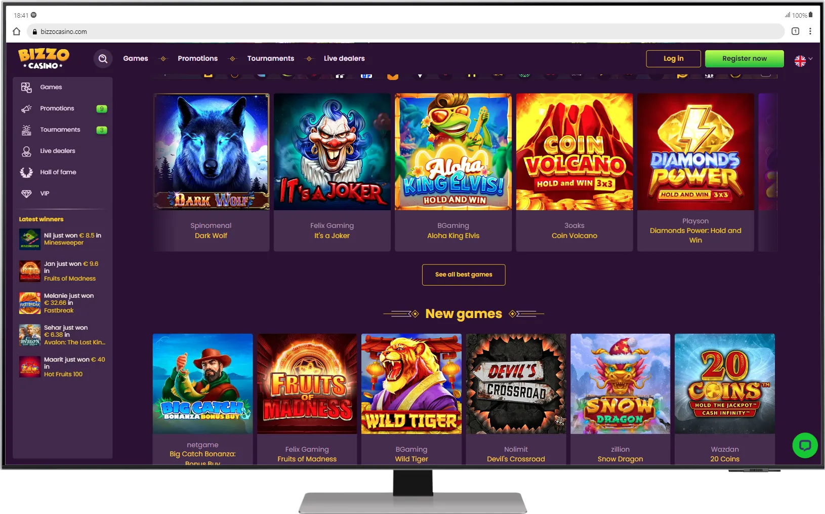 Bizzo Casino Desktop 768x478