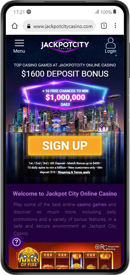Jackpot City Casino Mobile