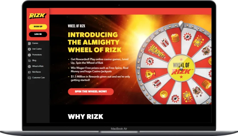 Rizk Casino Laptop 768x441
