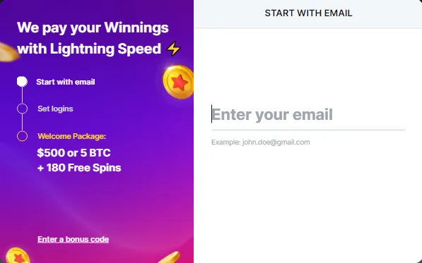 Bitstarz Reg 332x221