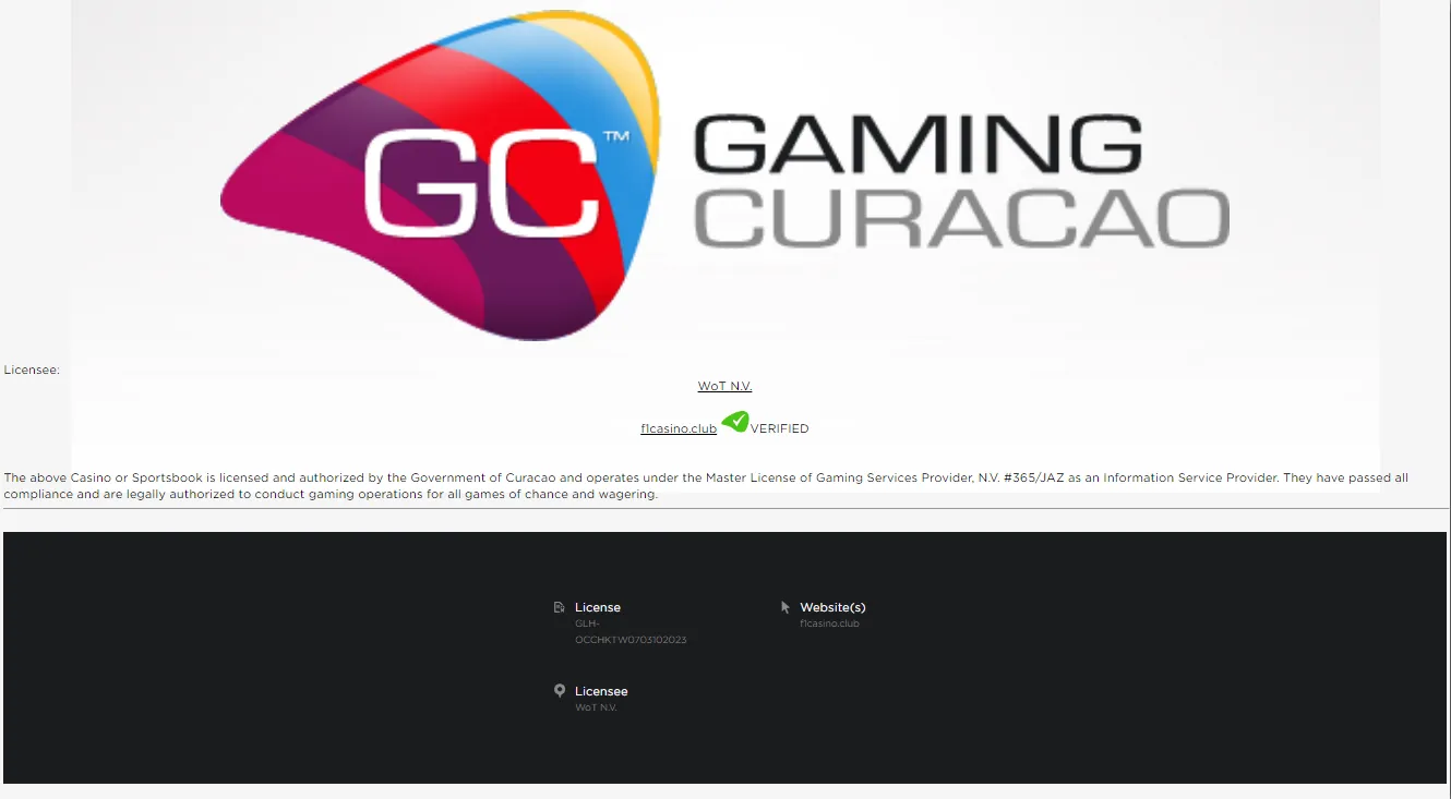 F1 Casino License 332x221