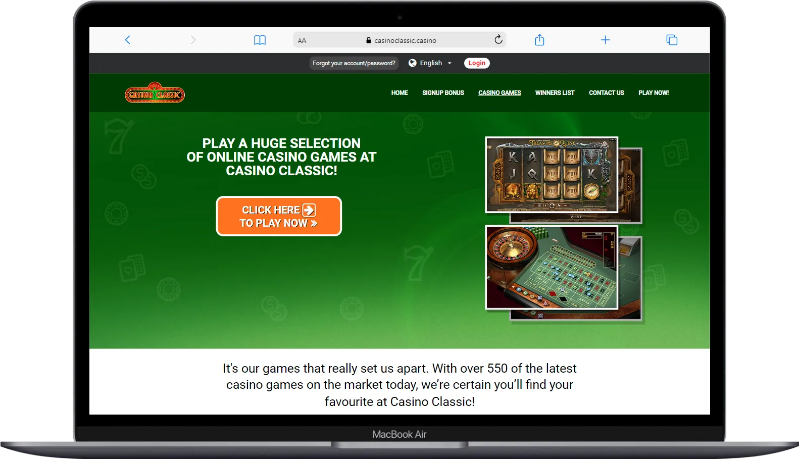 Casino Classic Laptop 768x441