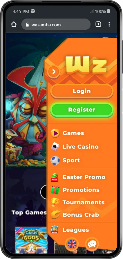 Wazamba Casino Mobile