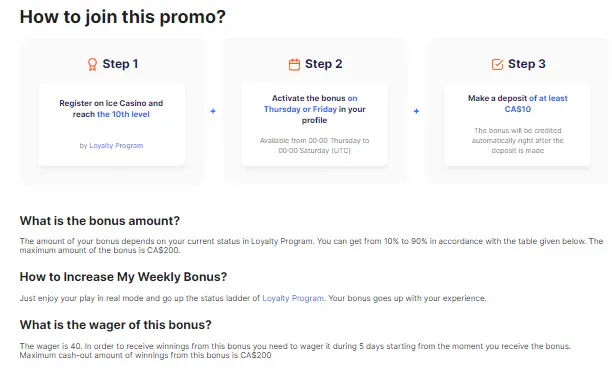 Cash Bonus Ice Casino 332x221