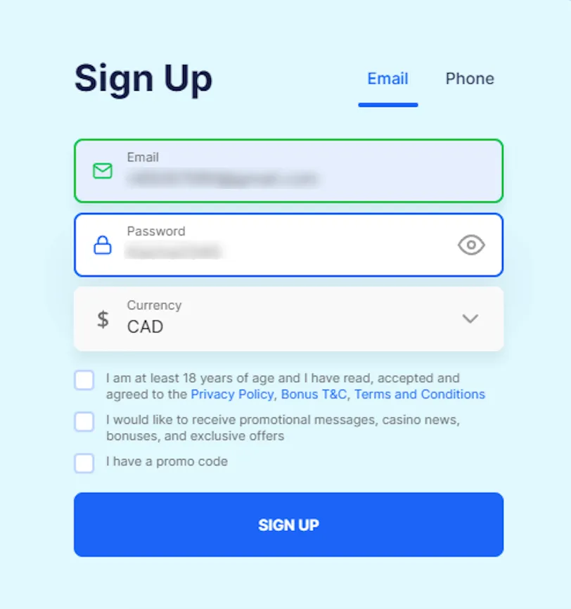 Ice Casino Registration 1 332x221