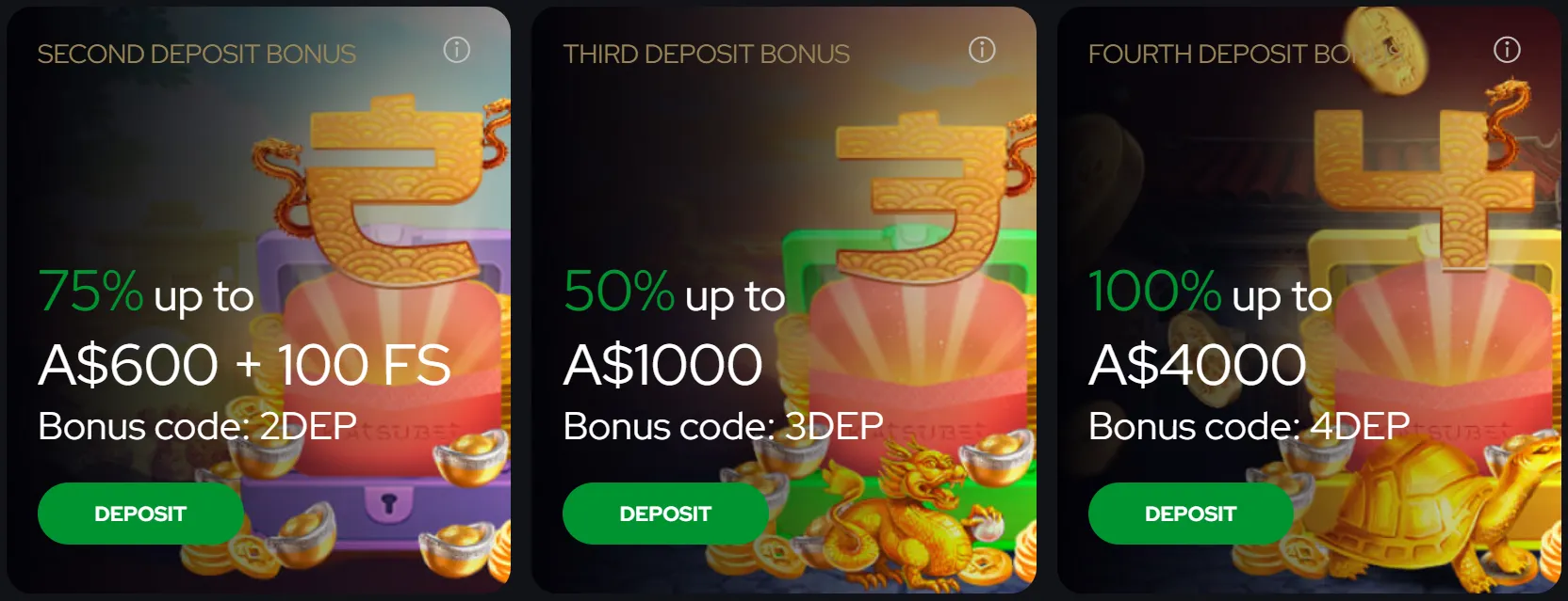 Katsubet Bonuses 332x221