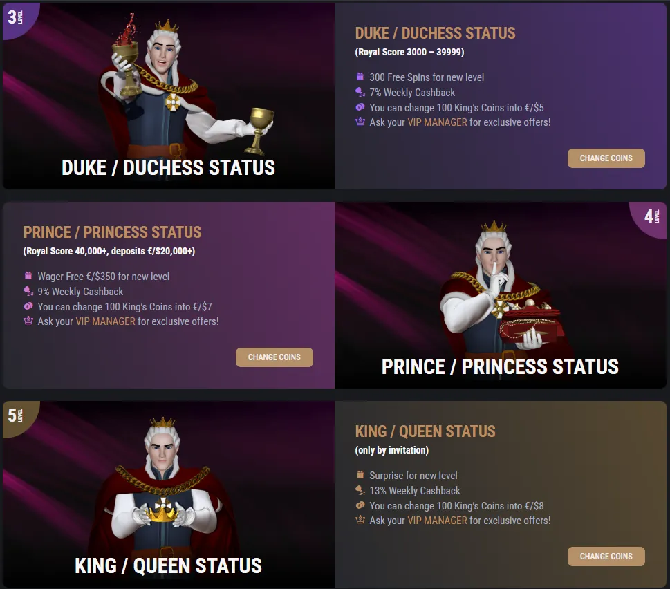 King Billy Casino Vip Club 2 332x221