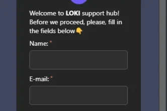 Loki Casino Support 332x221