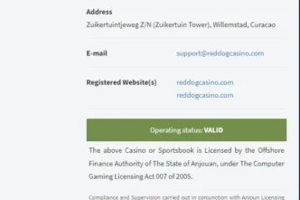 Red Dog Casino License 332x221