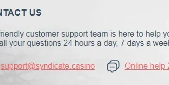 Syndicate Casino Contact Us 332x167