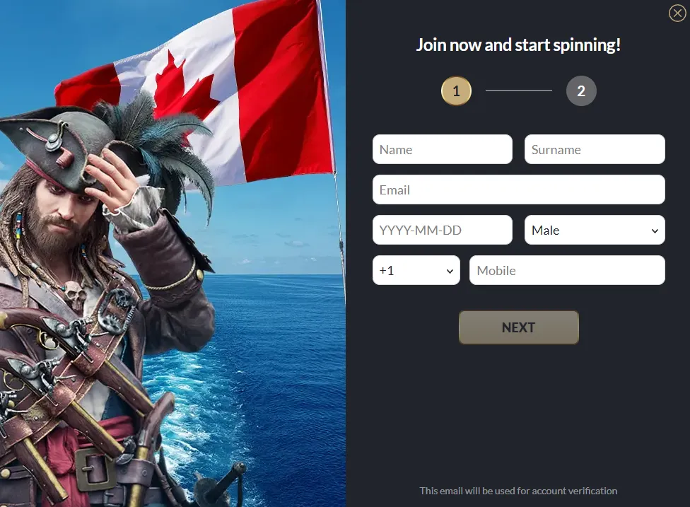 Tortuga Casino Registration 332x221