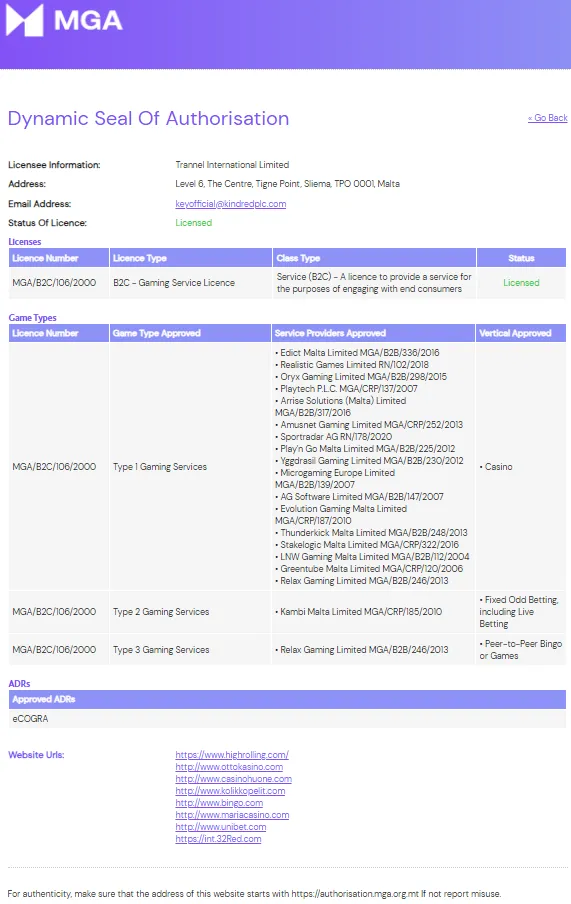 Unibet Casino License 332x221