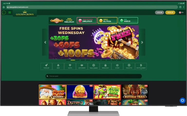 Golden Crown Casino Desktop 768x478