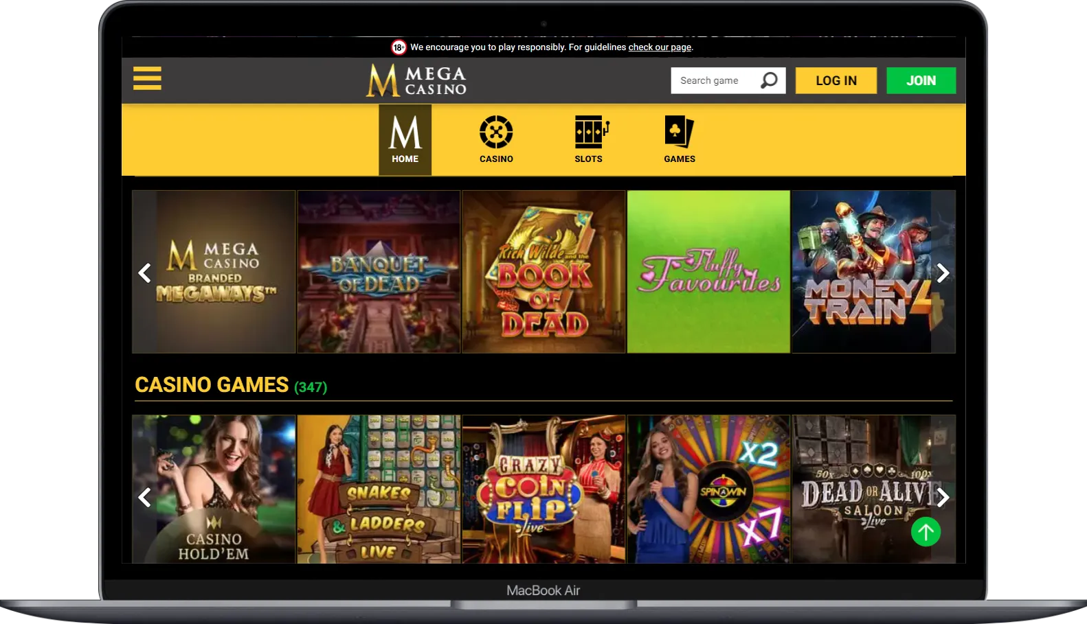 Mega Casino Laptop 768x441