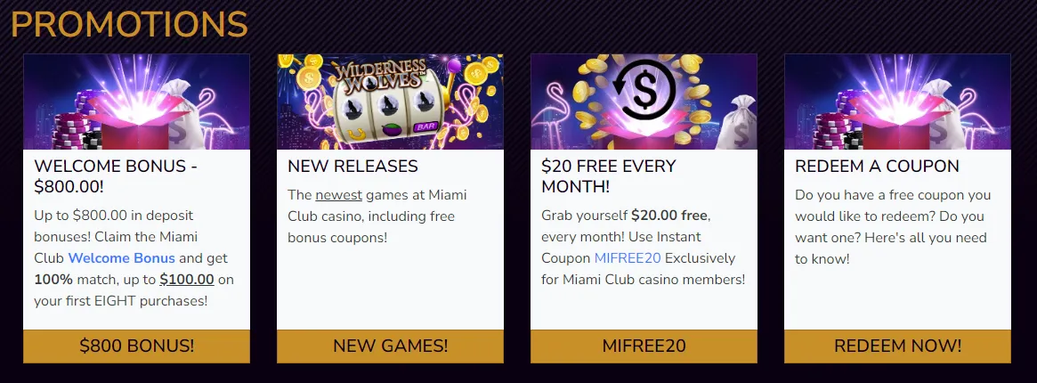Miami Casino Bonus 200x74