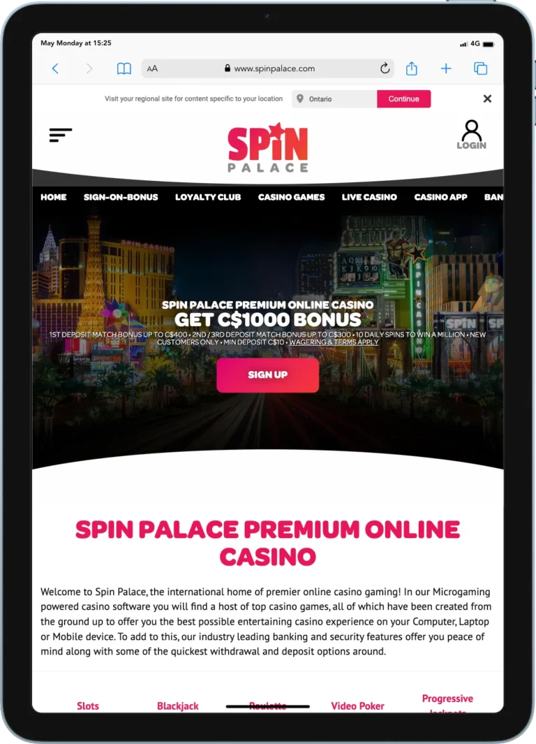 Spin Palace Casino Tablet 768x1065