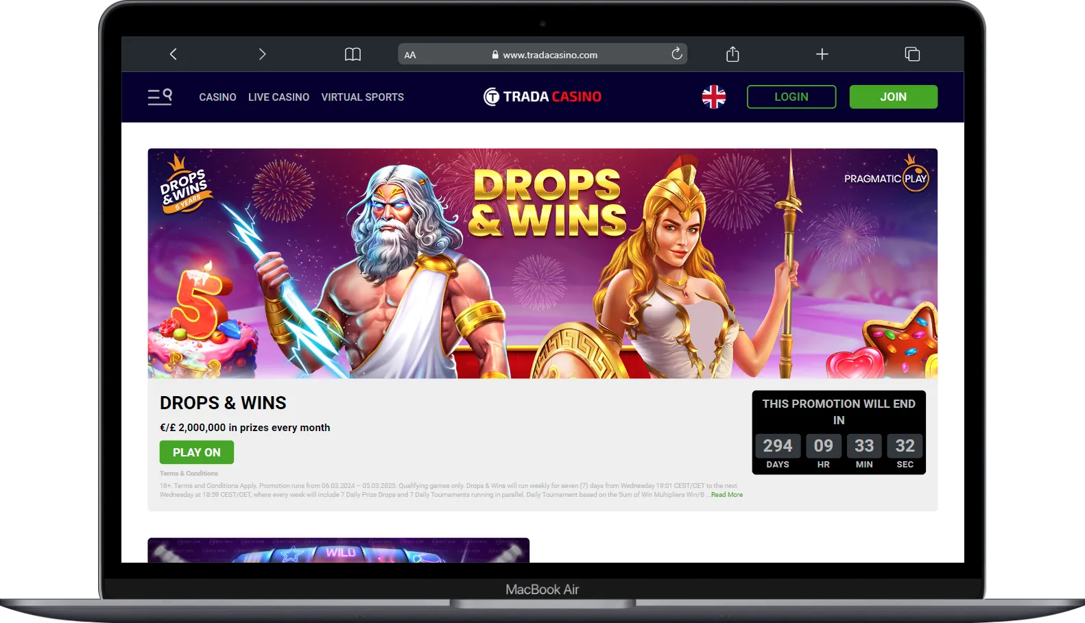 Trada Casino Laptop 768x441