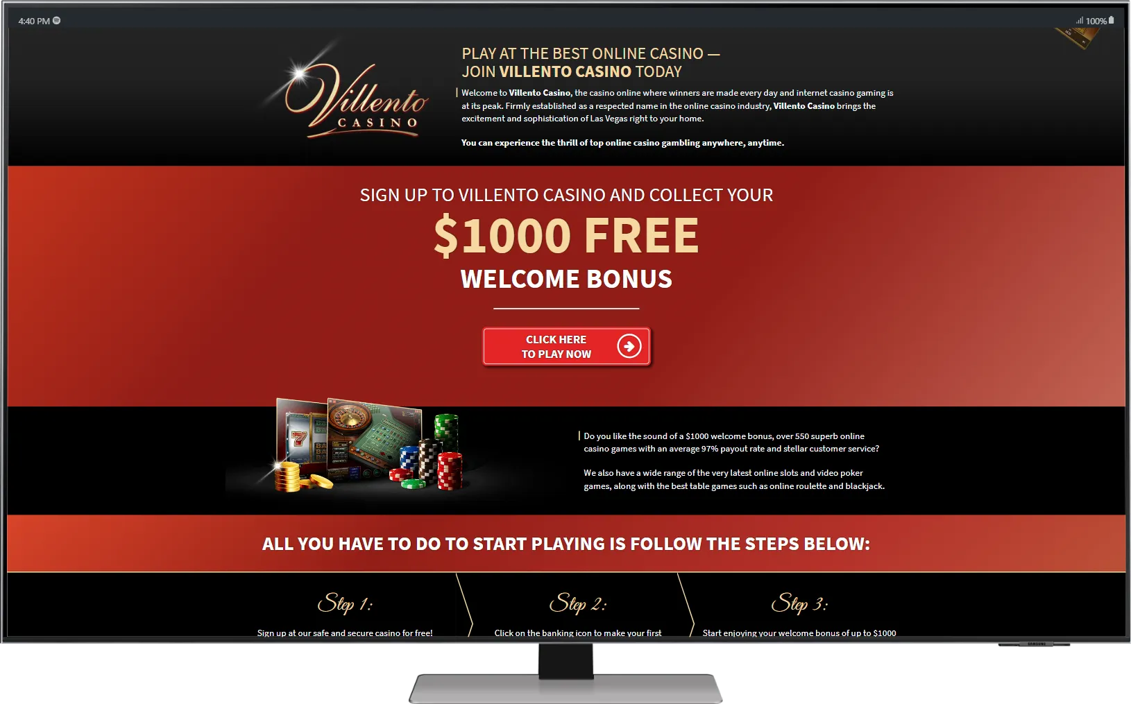 Villento Casino Desktop 768x478
