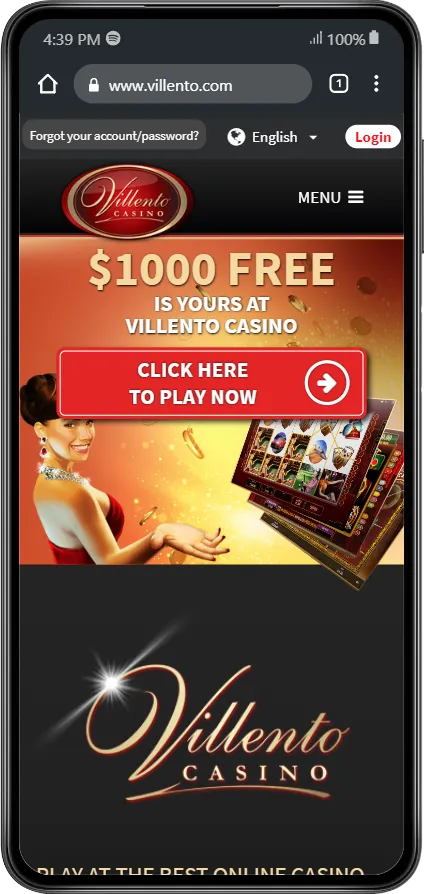 Villento Casino Mobile