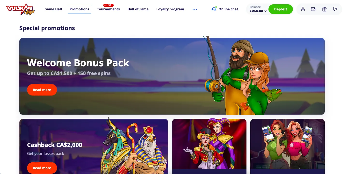 Vulkan Vegas Bonus 332x221