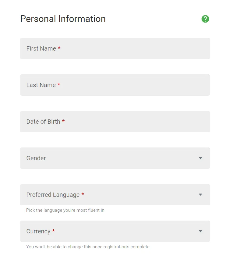 All Slots Casino Registration 2 332x221