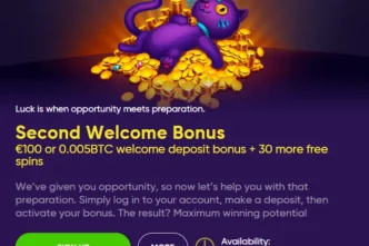 Baocasino Second Welcome Bonus 332x221
