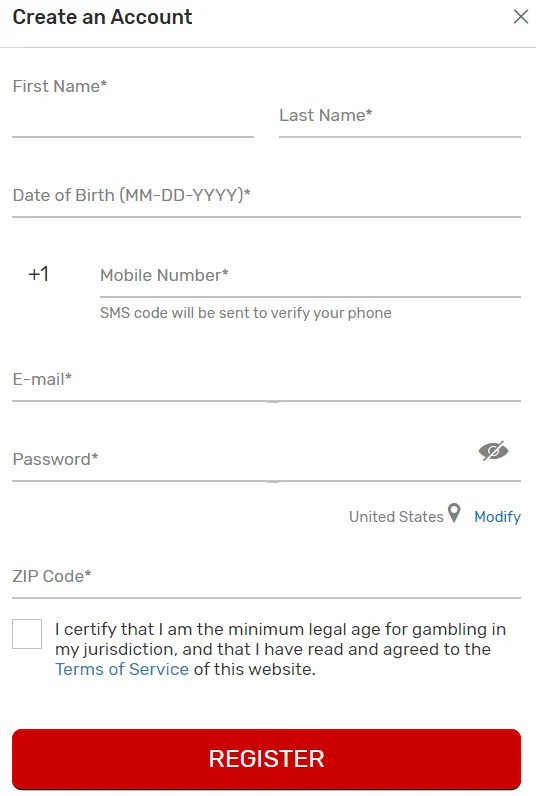 Bovada Casino Registration 332x221