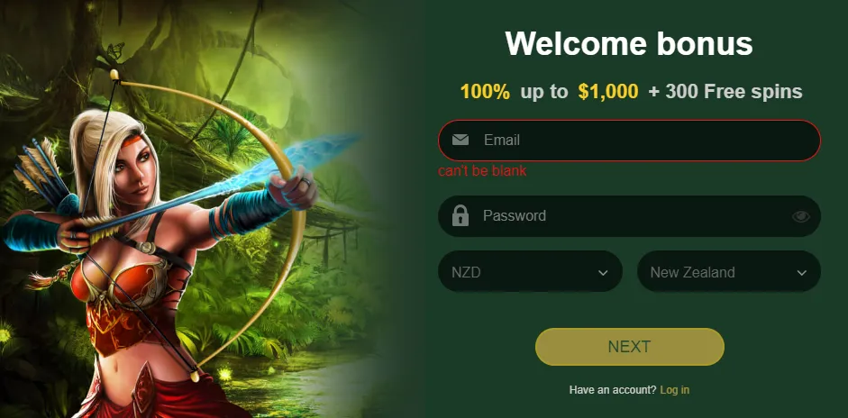 Golden Crown Casino Registration 332x221