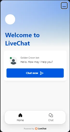 Golden Crown Casino Support 291x221