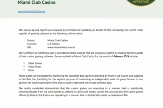 Miami Club Casino Auditor 332x221