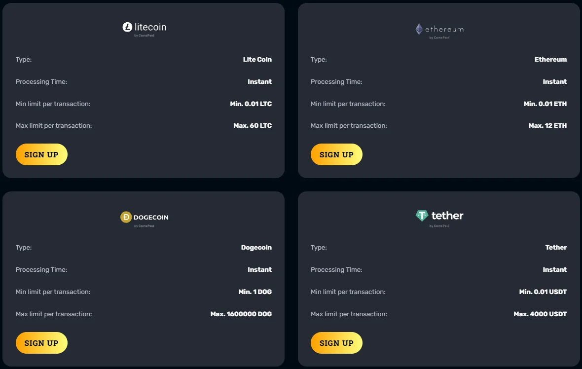 Rocketplay Casino Deposit Methods4 332x221