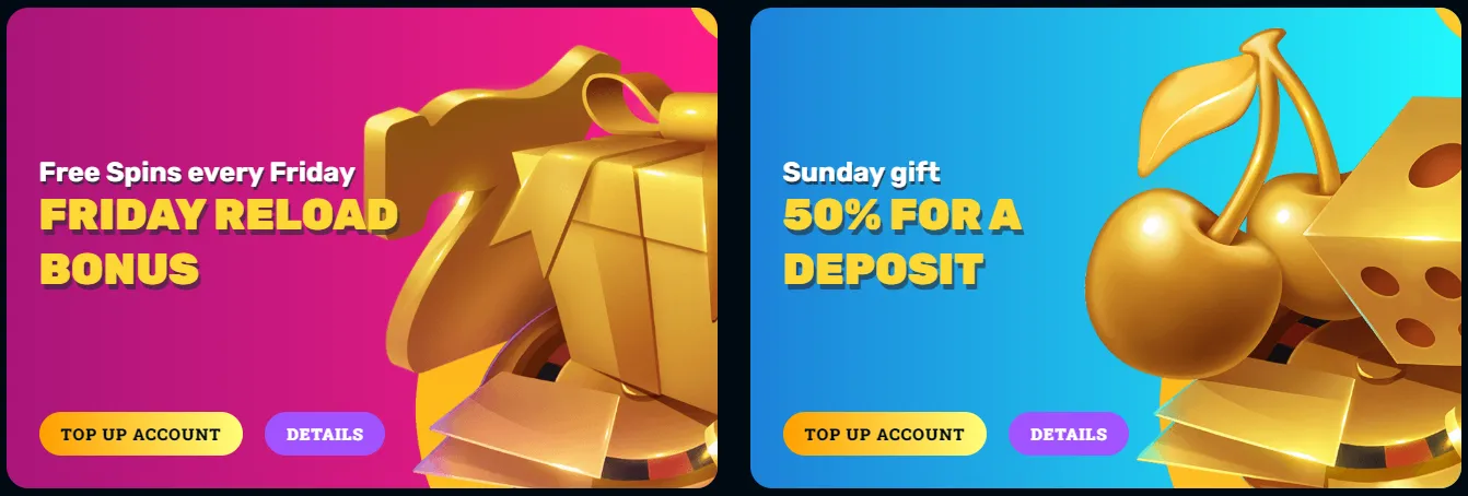 Rocketplay Casino Weekly Bonuses 332x221