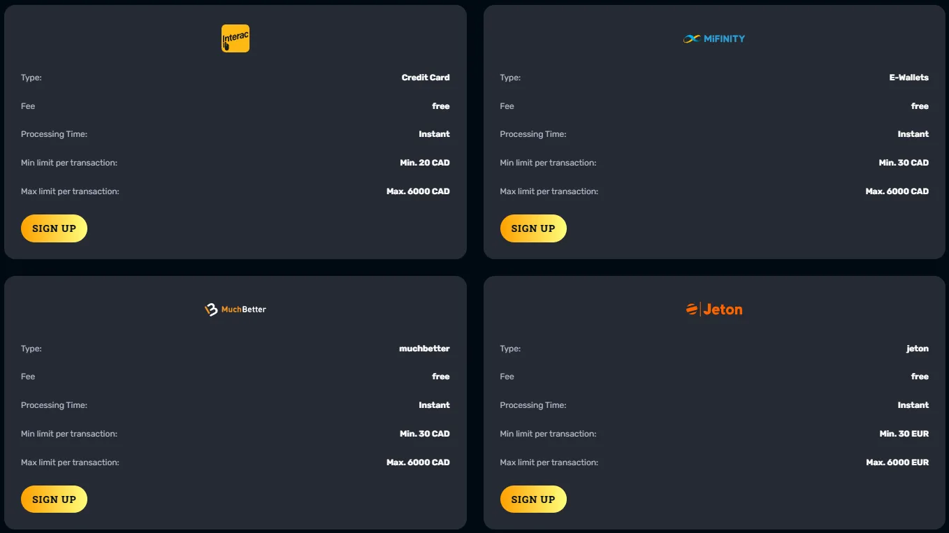 Rocketplay Casino Withdrawal Methods 332x221