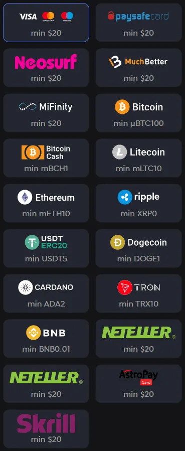 Skycrown Casino Deposits 332x221