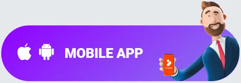 Tonybet Mobile App 332x221