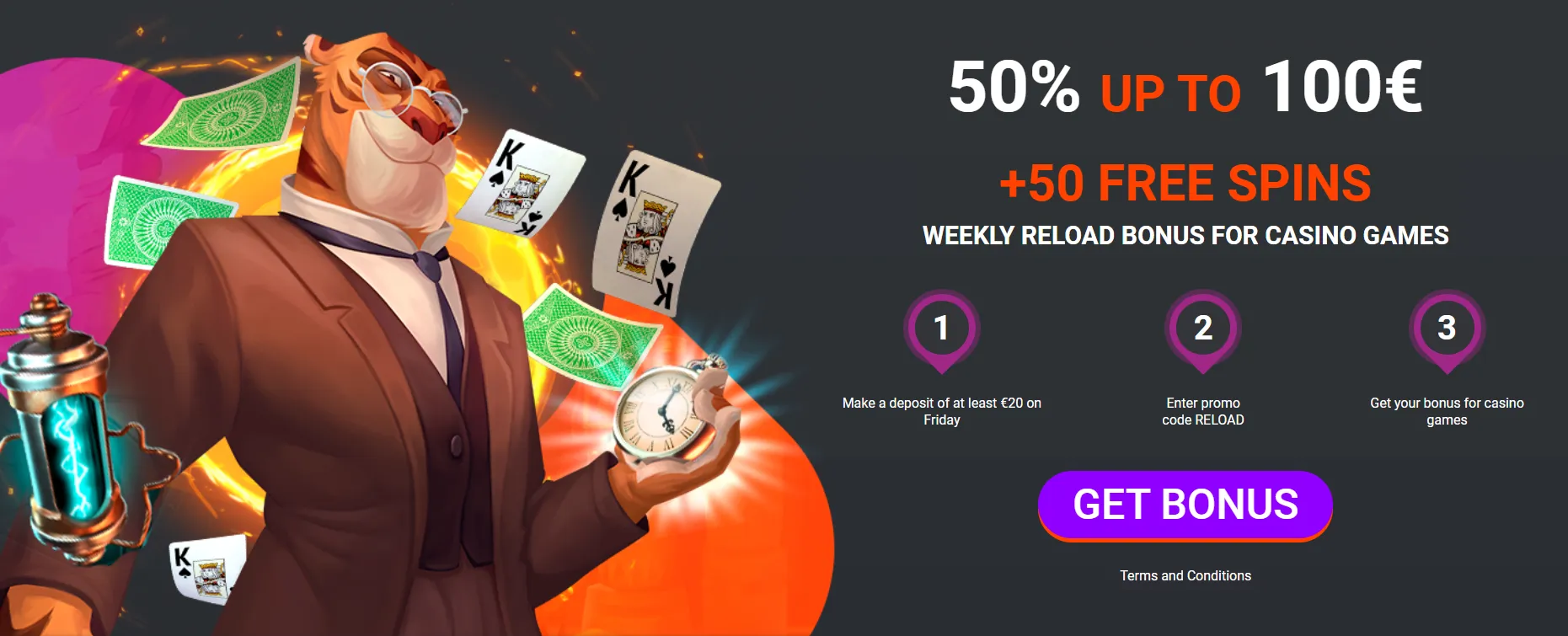 Tonybet Reload Bonus 332x221