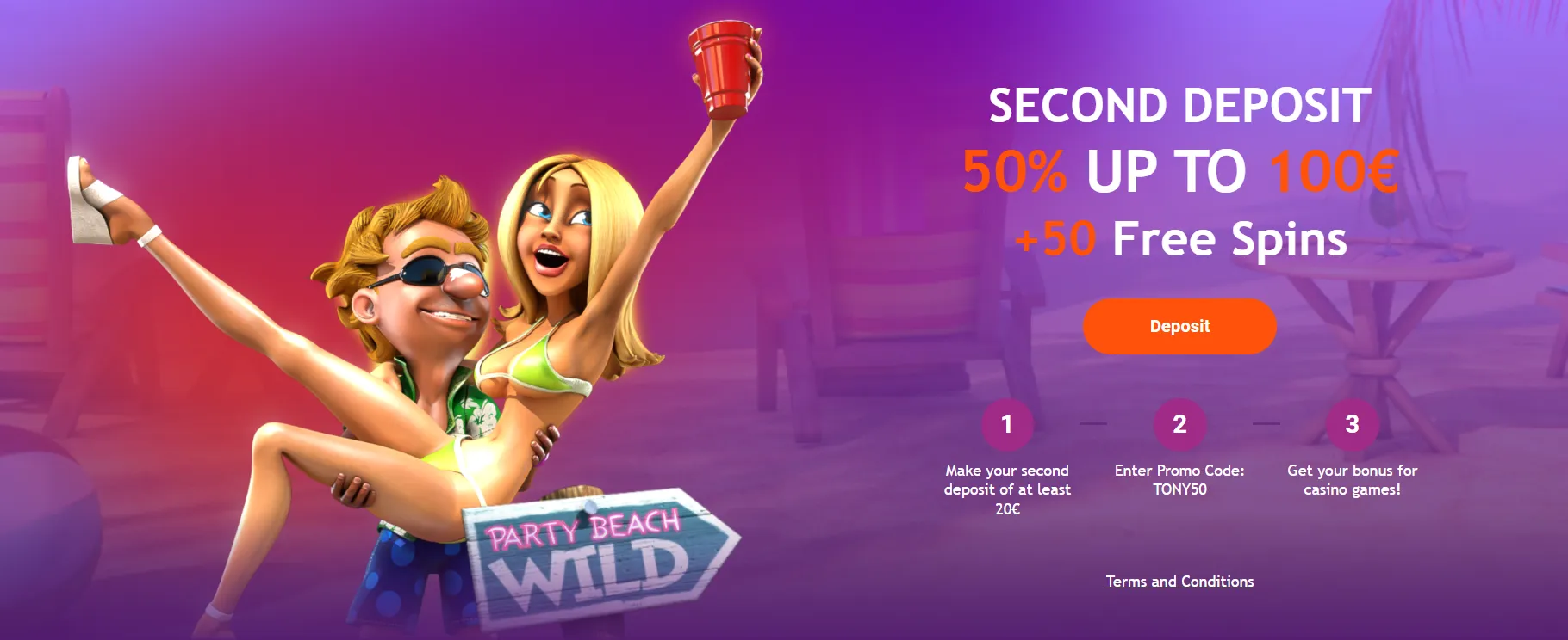Tonybet Second Deposit Bonus 332x221