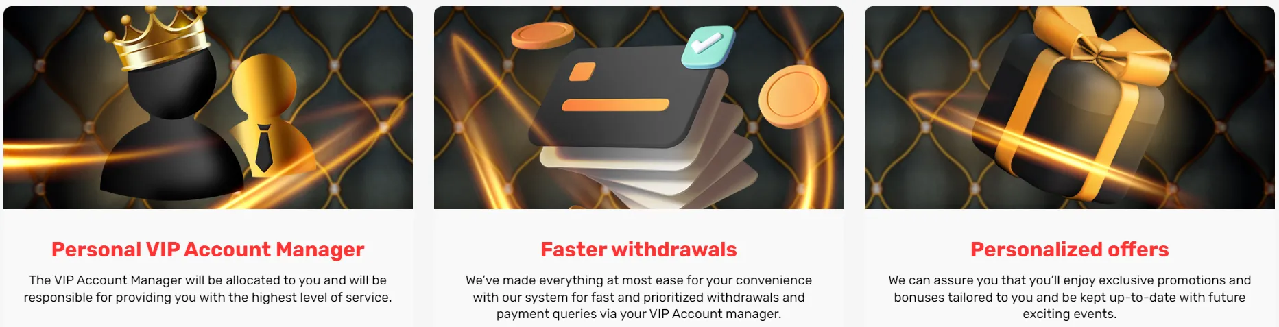 Ultra Casino Vip Advantages 332x221