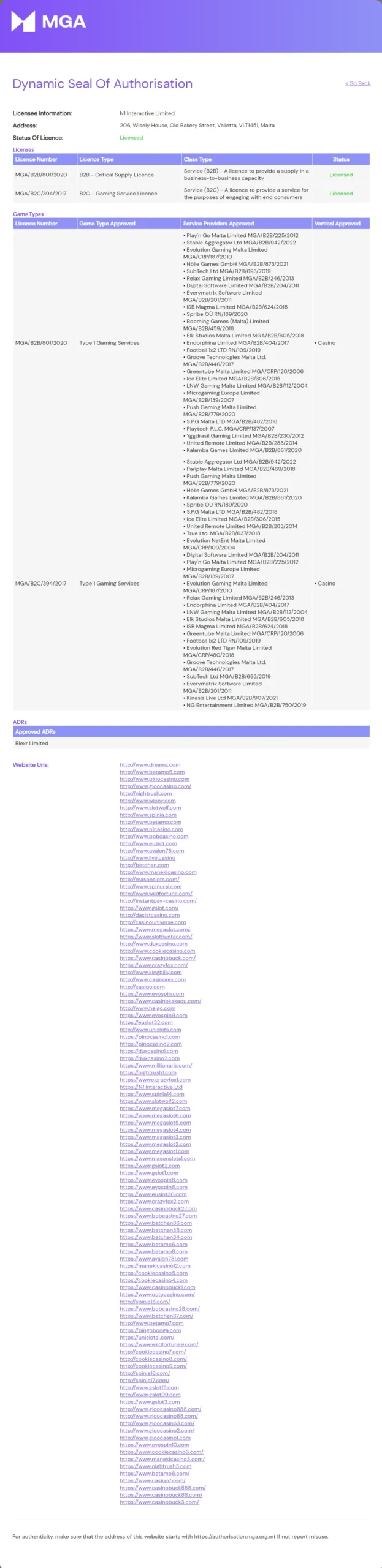 Wild Fortune License 332x221