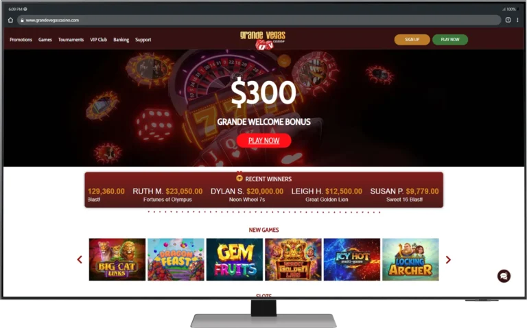 Grande Vegas Casino Desktop 768x478