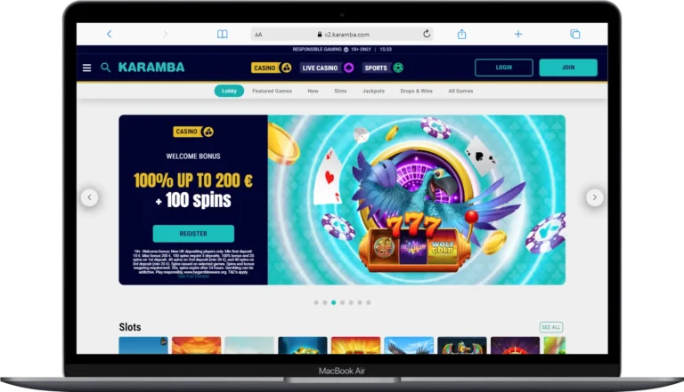 Karamba Casino Laptop 768x441
