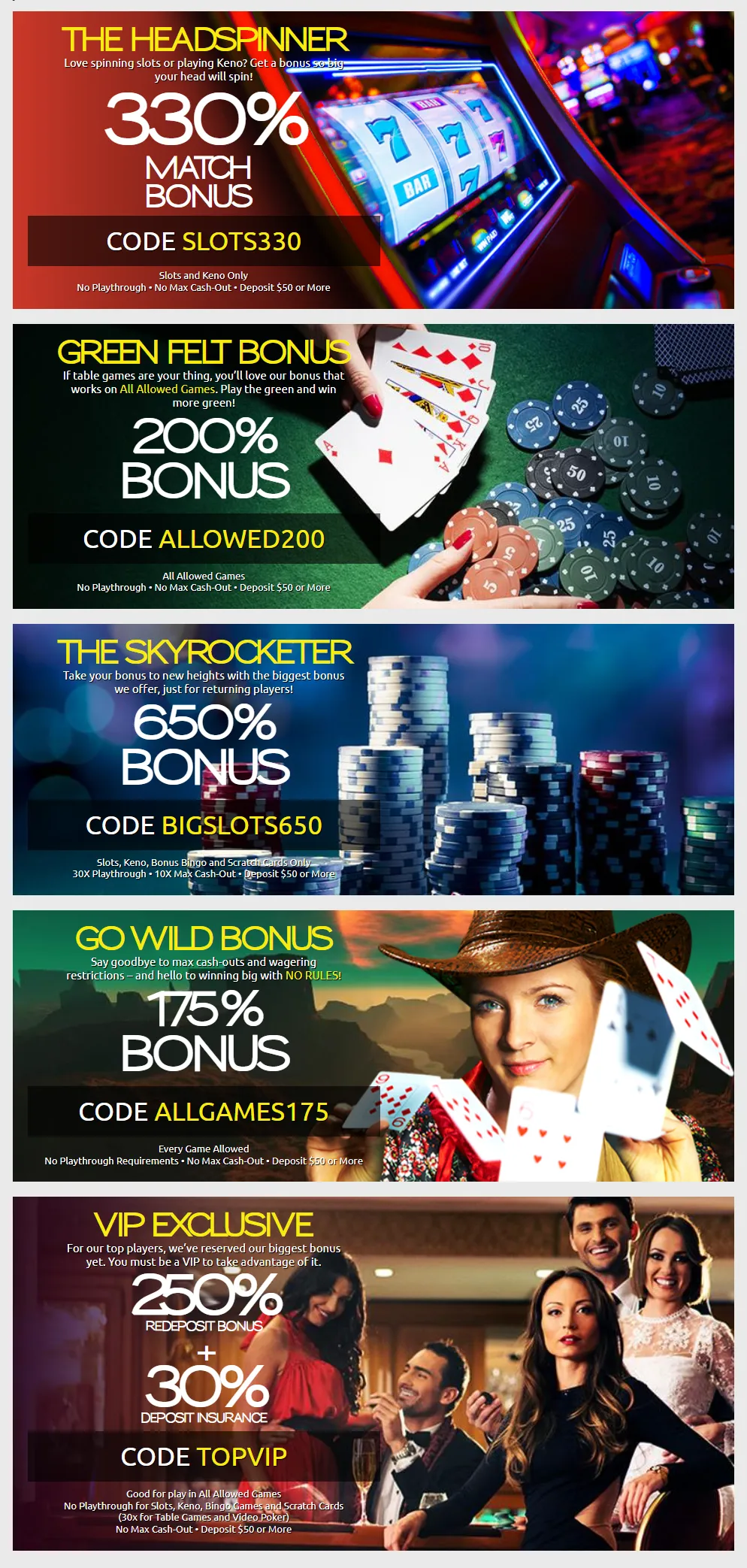 Club Player Casino Bonuses 332x221