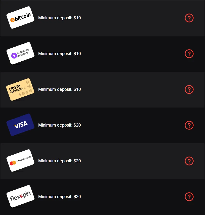 Extreme Casino Deposit Methods 332x221