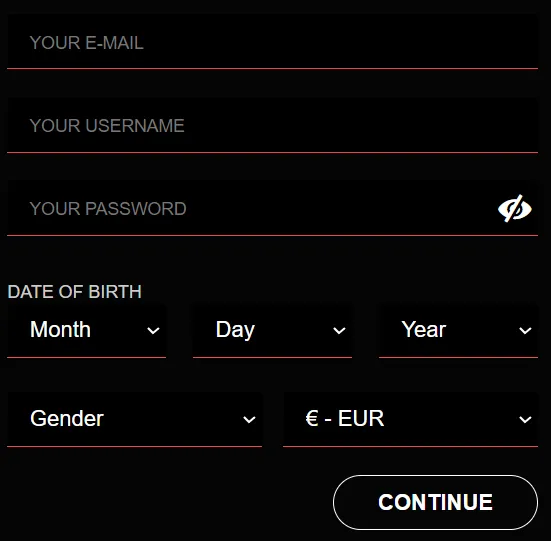 Extreme Casino Registration 332x221