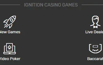 Ignition Casino Games 332x211