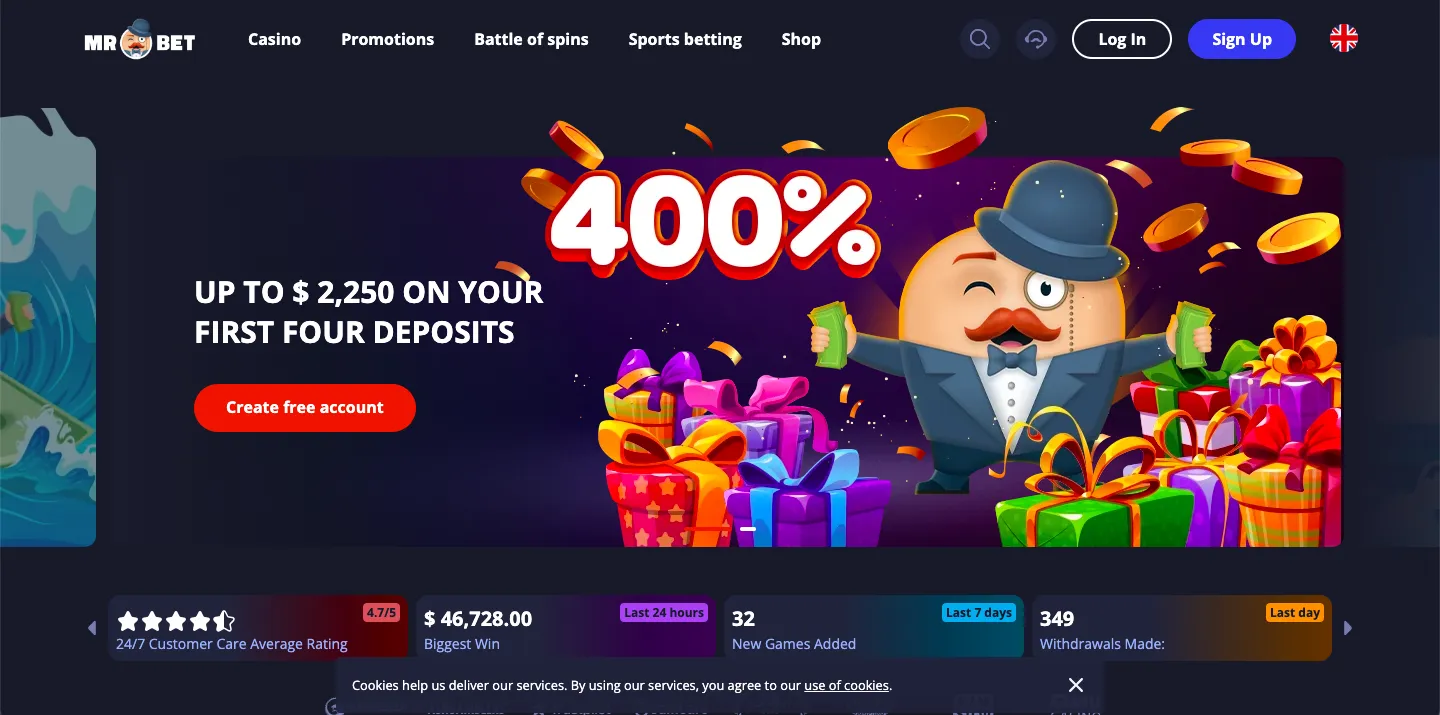 Mr Bet Main Page