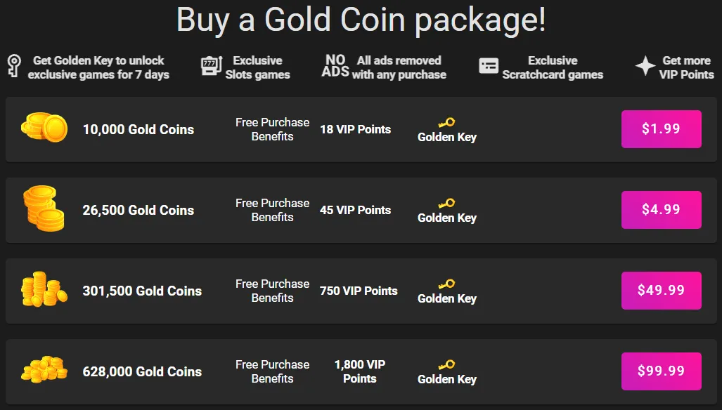 Pulsz Casino Gold Coins 332x221