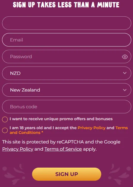 Slotvibe Casino Registration 332x221